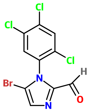 (image for) MC021783 5-Bromo-1-(2,4,5-trichloro-phenyl)-1H-imidazole-2-carbaldehyde